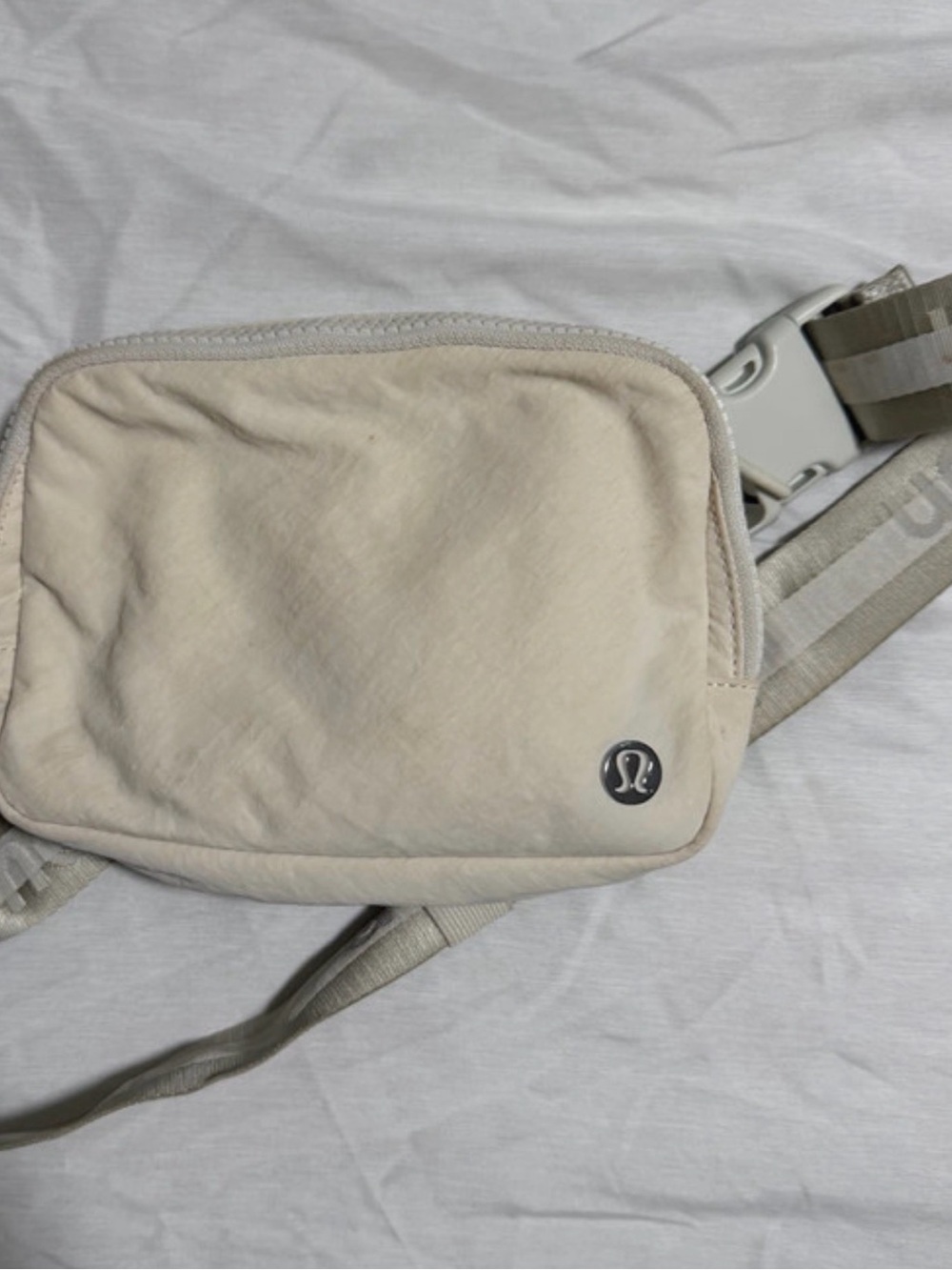lululemon athletica Natural Beige Waist Pack with Adjustable Strap